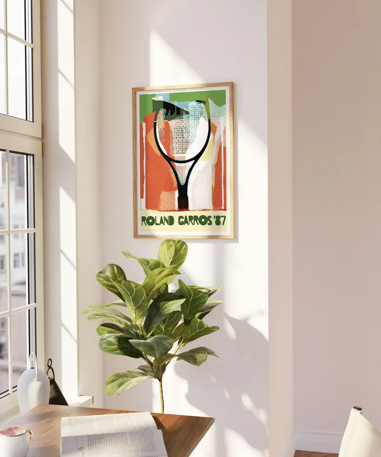Affiche Roland Garros 1987 aperçu 3