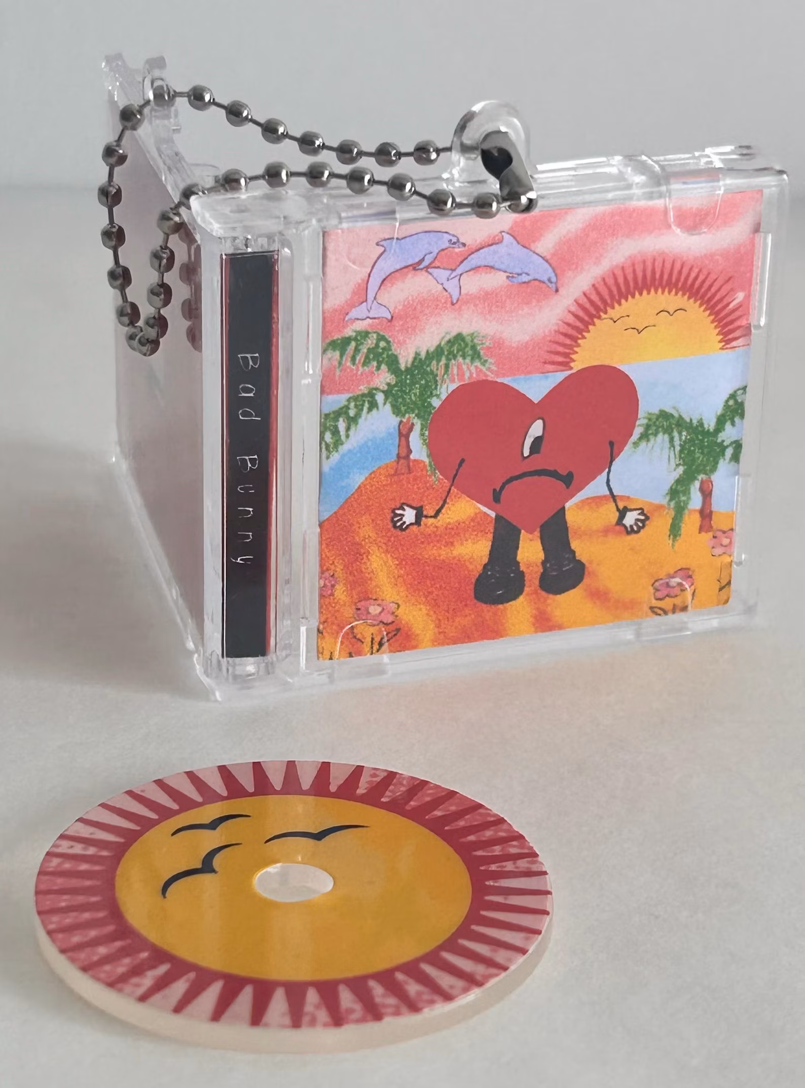 Porte-Clés Mini CD en Acrylique Personnalisé aperçu 3