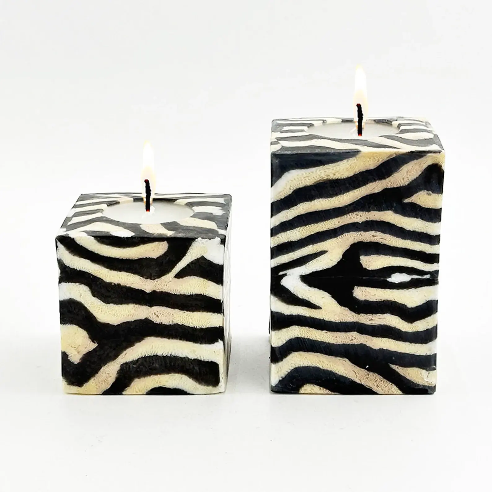 Bougie cube Zebra Glow