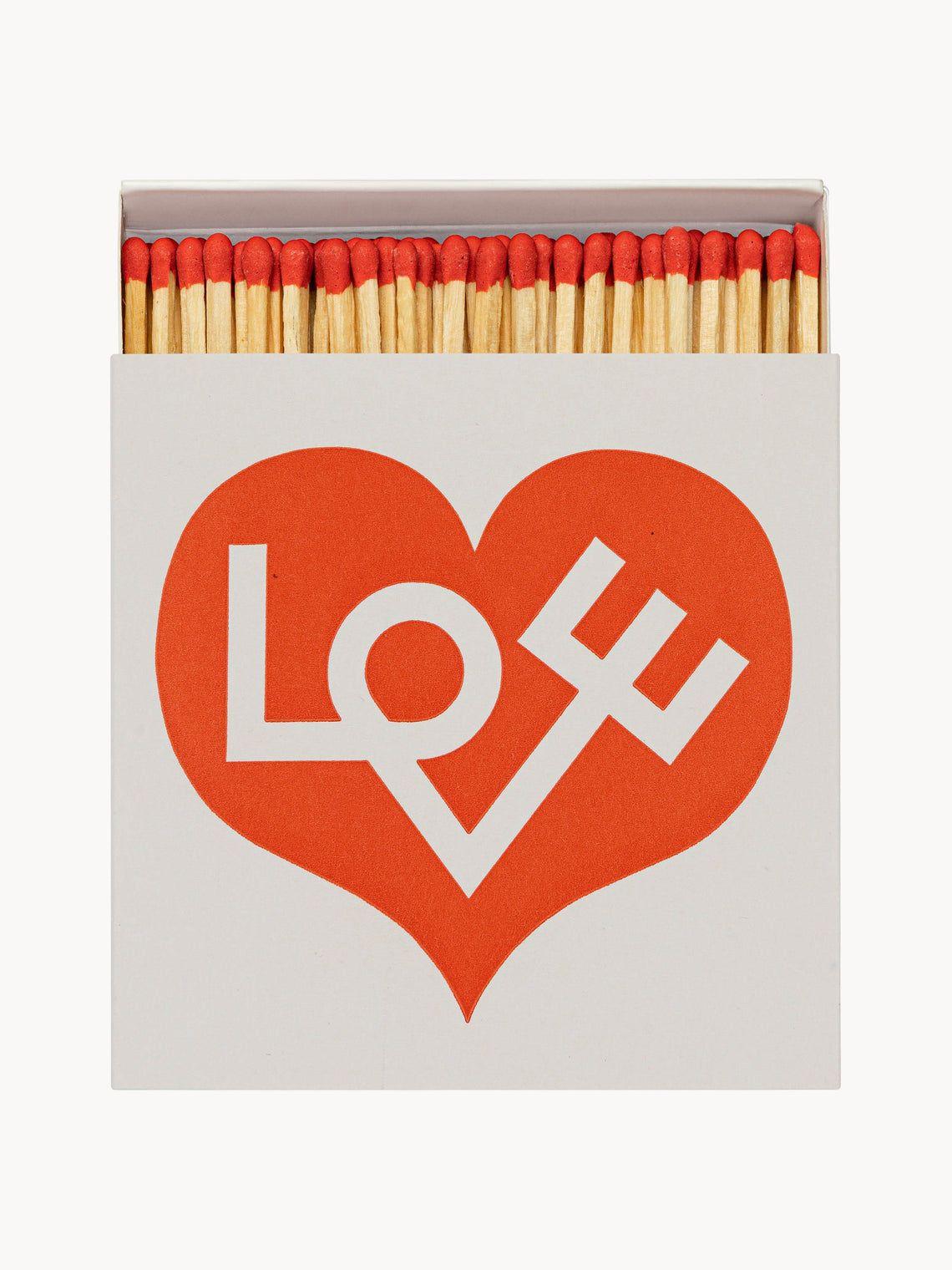 Boîte d'allumettes "LOVE"
