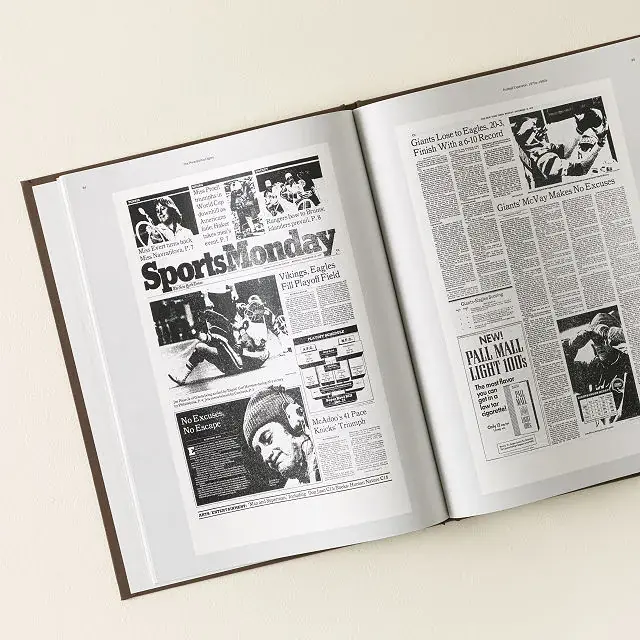 Livre de Football Personnalisé New York Times thumbnail 3