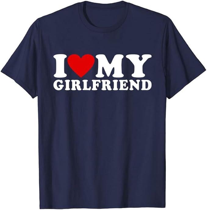 T-shirt "I Love My Girlfriend" aperçu 4