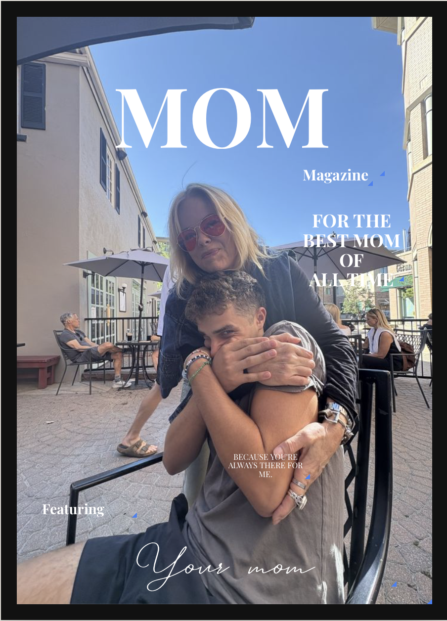 Poster Couverture Magazine aperçu 2