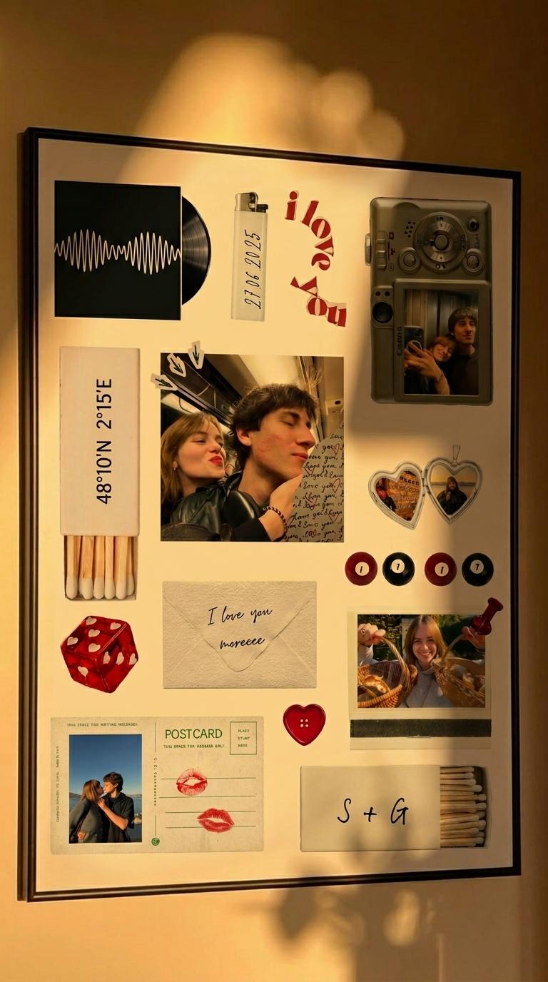 Couple Collage Poster - alternate view