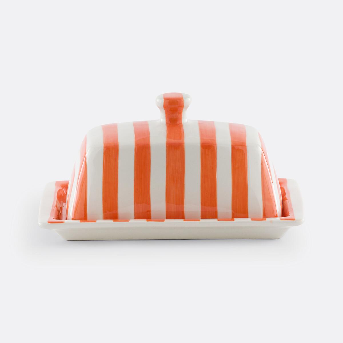 Striped Butter Dish - alternate view