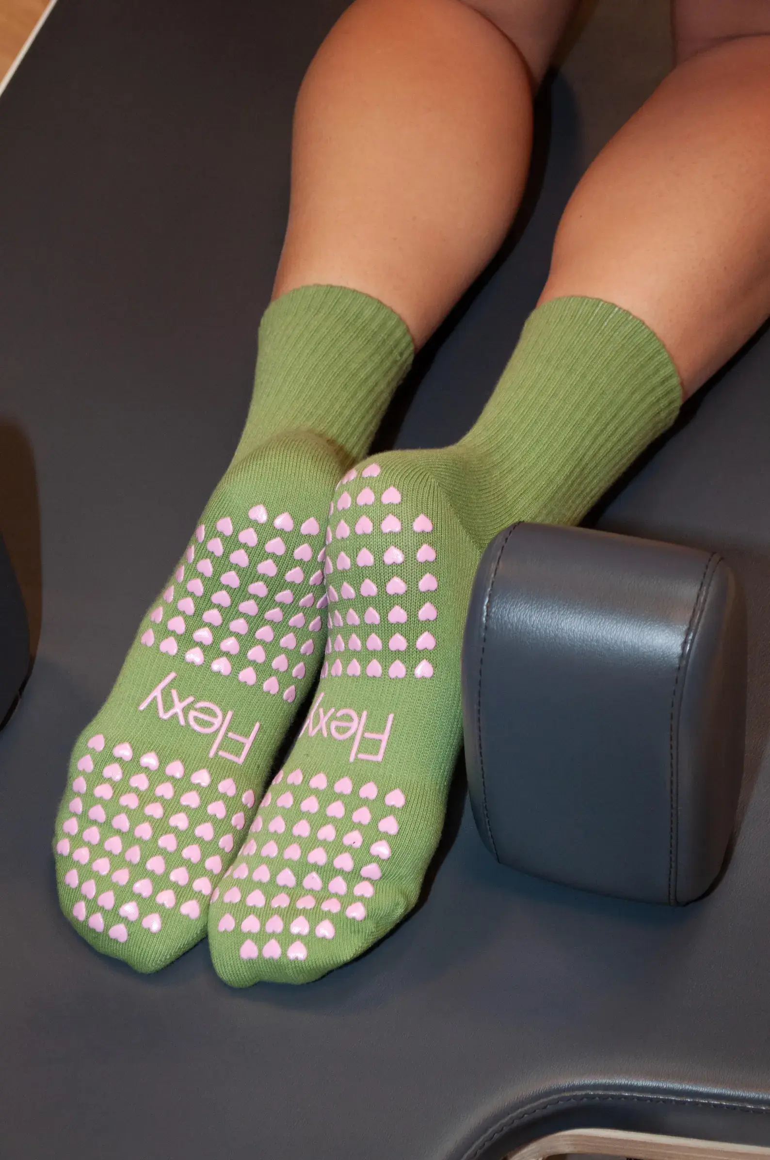 Chaussettes de pilates matcha