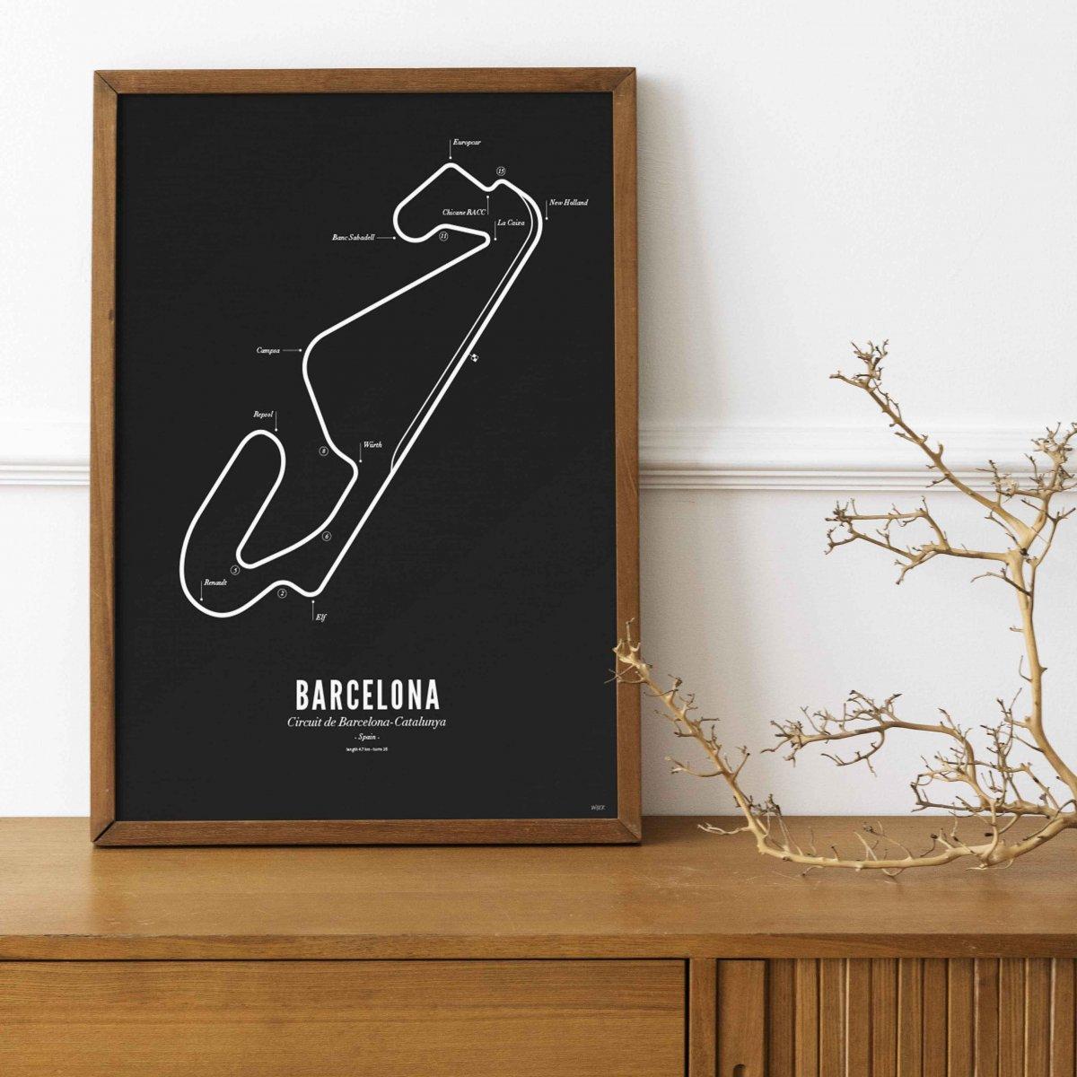 Affiche circuits de F1