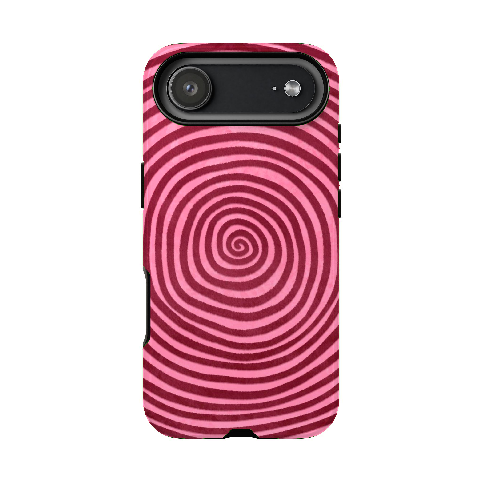 Pink Swirl iPhone 17 Air mockup