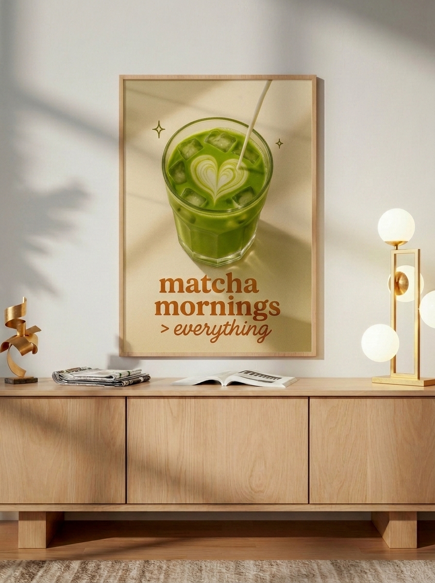 Matcha Morning poster preview