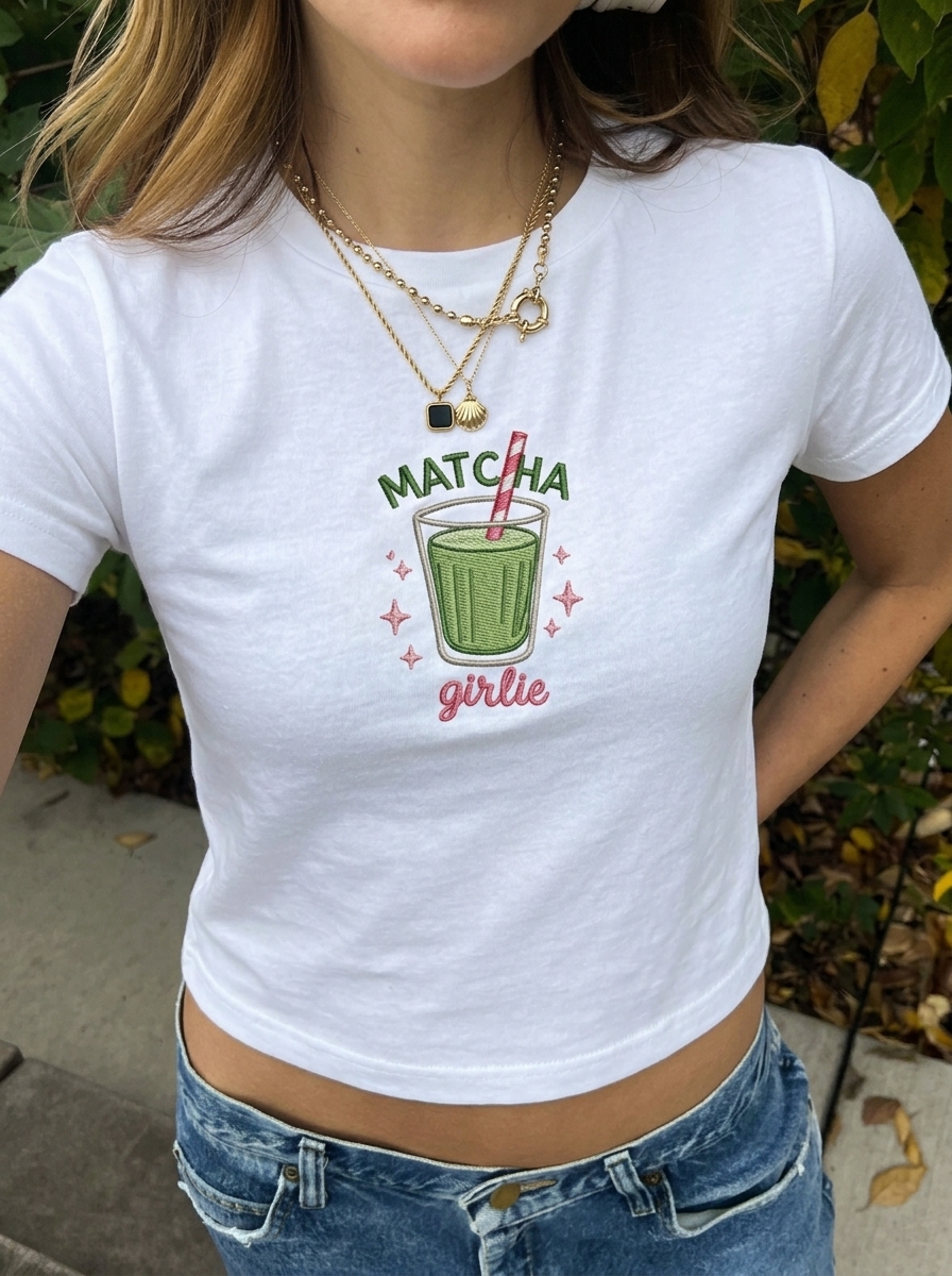 T-shirt Matcha girlie aperçu produit