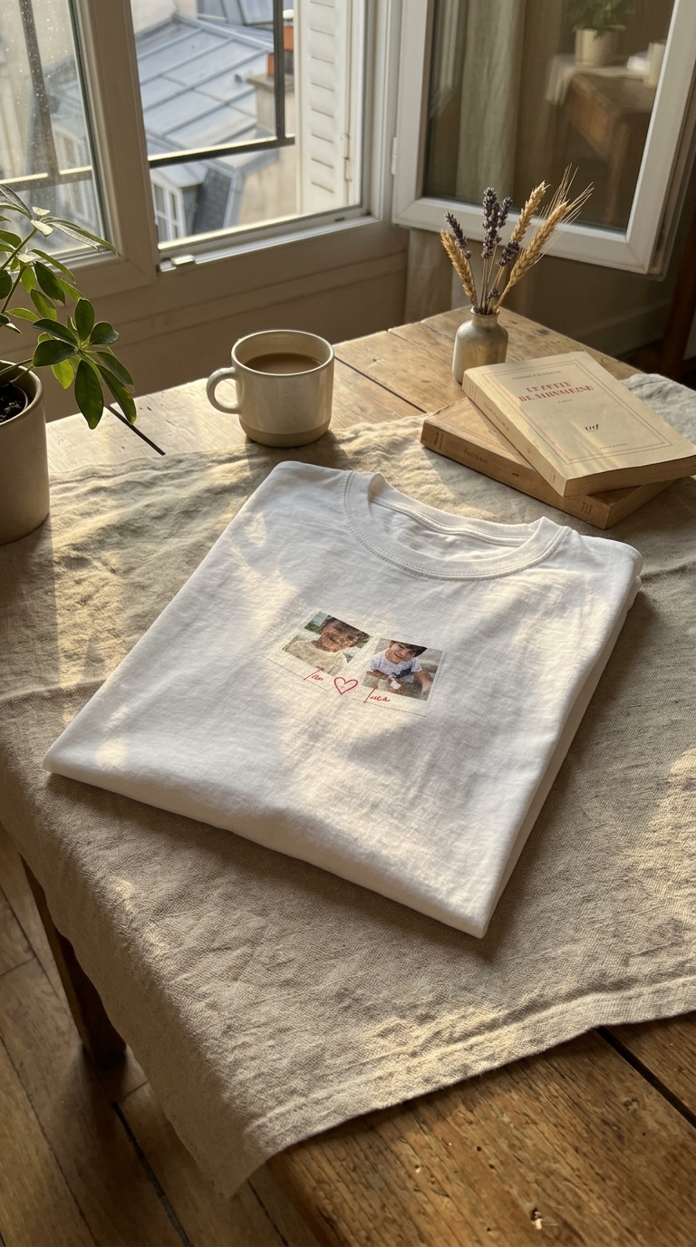 T-shirt Polaroid aperçu produit